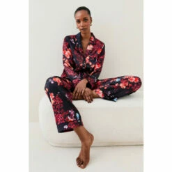 Top 10 🥰 KarenMillen Floral Satin Nightwear Trouser For Female 🌟 -Karen Millen Sales unnamed file 2357