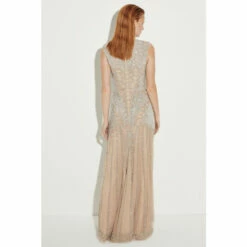 Buy 👍 KarenMillen Crystal Embellished Halter Maxi 👗 Dress For Female 👍 -Karen Millen Sales unnamed file 2386