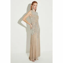 Buy 👍 KarenMillen Crystal Embellished Halter Maxi 👗 Dress For Female 👍 -Karen Millen Sales unnamed file 2387
