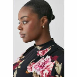 Best Pirce 🌟 KarenMillen Plus Size Belted Viscose Blend Long Sleeve Jersey Midi 👗 Dress For Female 💯 -Karen Millen Sales unnamed file 2517