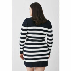 Best reviews of 🌟 KarenMillen Plus Size Stripe Rib Knit Belted Mini 👗 Dress For Female ✔️ -Karen Millen Sales unnamed file 252