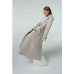 Top 10 🧨 KarenMillen Italian Wool Double Breasted Maxi 🧥 Coat For Female 🧨 -Karen Millen Sales unnamed file 2551