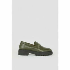 Wholesale 🤩 KarenMillen Leather Croc Snaffle Loafer For Female 🔥 -Karen Millen Sales unnamed file 2562