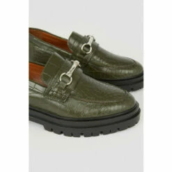 Wholesale 🤩 KarenMillen Leather Croc Snaffle Loafer For Female 🔥 -Karen Millen Sales unnamed file 2563