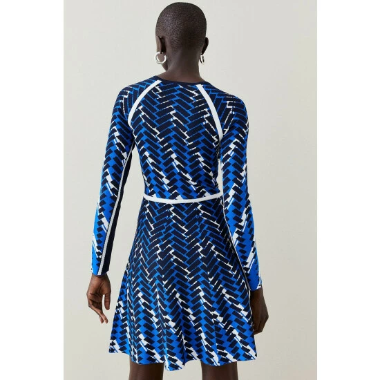 Best reviews of ๐ KarenMillen Geo Jacquard Knit Skater Mini ๐ Dress For Female ๐งจ 3 Best reviews of ๐ KarenMillen Geo Jacquard Knit Skater Mini ๐ Dress For Female ๐งจ - Image 3