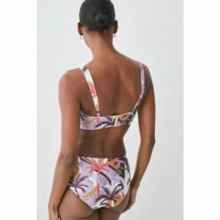 Budget 🎉 KarenMillen Palm Print Gold Trim 👙 Bikini Bottoms For Female 🔔 -Karen Millen Sales unnamed file 2630