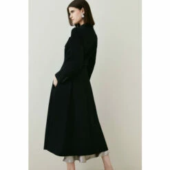 Deals 🥰 KarenMillen Compact Stretch Longline Evening 🧥 Coat For Female 👍 -Karen Millen Sales unnamed file 2723