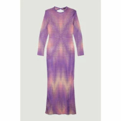 Discount ✔️ KarenMillen Plus Size Mirrored Knitted Maxi Column 👗 Dress For Female ✔️ -Karen Millen Sales unnamed file 2796