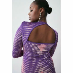 Discount ✔️ KarenMillen Plus Size Mirrored Knitted Maxi Column 👗 Dress For Female ✔️ -Karen Millen Sales unnamed file 2797