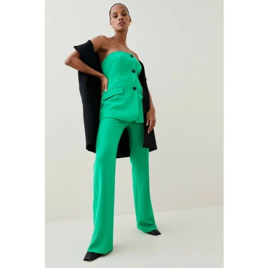 New 🔥 KarenMillen Compact Stretch Button Bodice Jumpsuit For Female 😍 7 New 🔥 KarenMillen Compact Stretch Button Bodice Jumpsuit For Female 😍 - Image 7