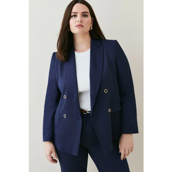 Wholesale ๐ KarenMillen Plus Size Relaxed Tailored Double Breasted Jacket For Female ๐คฉ 8 Wholesale ๐ KarenMillen Plus Size Relaxed Tailored Double Breasted Jacket For Female ๐คฉ - Image 8