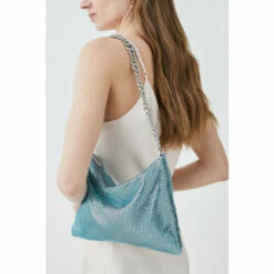 Outlet 💯 KarenMillen Chainmail Shoulder Bag For Female ✨