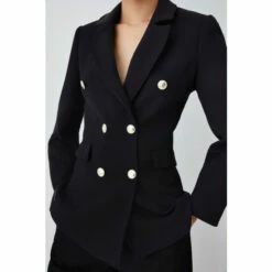 Deals 💯 KarenMillen Compact Essential Tailored Double Breasted Blazer For Female ✔️ -Karen Millen Sales unnamed file 3