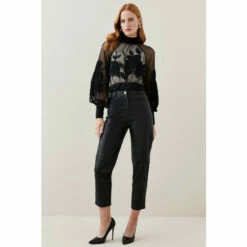 Buy ⌛ KarenMillen Lydia Millen Floral Applique Woven Blouse For Female 💯 -Karen Millen Sales unnamed file 3022