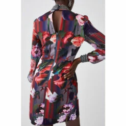 Cheapest 😀 KarenMillen Tall Diamante Trim Floral Woven Mini 👗 Dress For Female ✨ -Karen Millen Sales unnamed file 3075