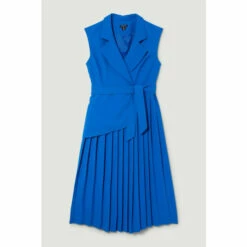 Brand new 😀 KarenMillen Petite Military Pleat Short Sleeve Midi 👗 Dress For Female 😀 -Karen Millen Sales unnamed file 3082