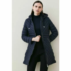 Discount 🧨 KarenMillen Down Filled Puffer Packable Midi 🧥 Coat For Female ✔️ -Karen Millen Sales unnamed file 31