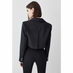 Best Pirce 👍 KarenMillen Tailored Cropped Blazer For Female 👏 -Karen Millen Sales unnamed file 3107