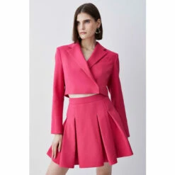 Best Pirce 👍 KarenMillen Tailored Cropped Blazer For Female 👏 -Karen Millen Sales unnamed file 3111