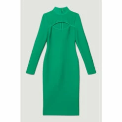 Best reviews of 😍 KarenMillen Bandage Cut Out Detail Midi 👗 Dress For Female 🔔 -Karen Millen Sales unnamed file 3204