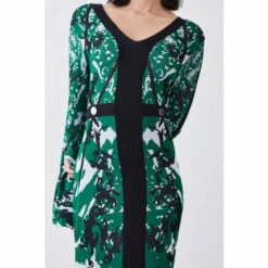 New ⌛ KarenMillen Petite Slinky Jacquard Full Sleeve Knitted Maxi 👗 Dress For Female 😍 -Karen Millen Sales unnamed file 3211