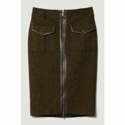 Flash Sale 🥰 KarenMillen Lydia Millen Heritage Tweed Belted Pencil 👗 Skirt For Female 🤩 -Karen Millen Sales unnamed file 3262