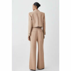 Buy ✔️ KarenMillen Soft Twill Button Wide Leg Trouser For Female ✔️ -Karen Millen Sales unnamed file 3294