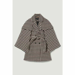 Best reviews of ✔️ KarenMillen Italian Wool Mix Boucle Short Cape 🧥 Coat For Female 🎁 -Karen Millen Sales unnamed file 3314