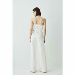 Best deal 🧨 KarenMillen Crystal Embellished Woven Jumpsuit For Female 😍 -Karen Millen Sales unnamed file 3319
