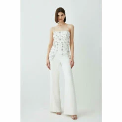 Best deal 🧨 KarenMillen Crystal Embellished Woven Jumpsuit For Female 😍 -Karen Millen Sales unnamed file 3321