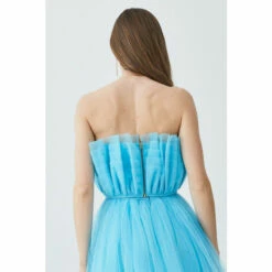 Hot Sale 🔔 KarenMillen Layered Corset Detail Tulle Woven Bardot Top For Female 😍 -Karen Millen Sales unnamed file 3326