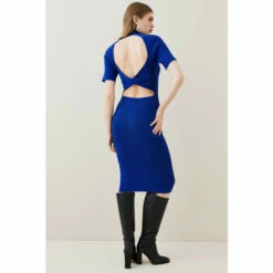 Wholesale 👏 KarenMillen Twist Back Reverse Knit Mini 👗 Dress For Female 🧨 -Karen Millen Sales unnamed file 3369