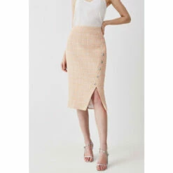 Best reviews of 🤩 KarenMillen Tweed Wrap Detail Midiaxi 👗 Skirt For Female ❤️ -Karen Millen Sales unnamed file 3393