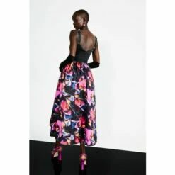 Top 10 🔥 KarenMillen Marble Jacquard Corset Bodice Woven 👗 Dress For Female ⭐ -Karen Millen Sales unnamed file 3424