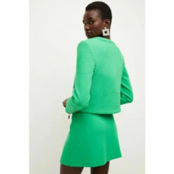 Best Sale 🔥 KarenMillen Compact Stretch Biker Jacket For Female ❤️ -Karen Millen Sales unnamed file 3461