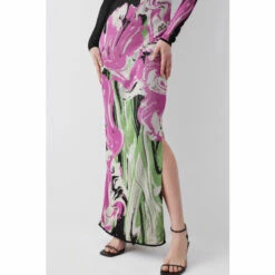 Cheap 😉 KarenMillen Optical Jacquard Knitted Maxi Column 👗 Dress For Female 😍 -Karen Millen Sales unnamed file 3522