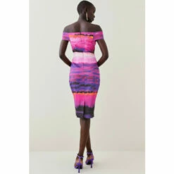 Outlet 👍 KarenMillen Italian Signature Stretch Painternly Bardot Midi 👗 Dress For Female 🎉 8 Outlet 👍 KarenMillen Italian Signature Stretch Painternly Bardot Midi 👗 Dress For Female 🎉 -Karen Millen Sales unnamed file 3642