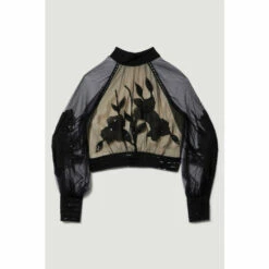 Wholesale 🔥 KarenMillen Lydia Millen Plus Size Floral Applique Blouse For Female 🔥 -Karen Millen Sales unnamed file 3666