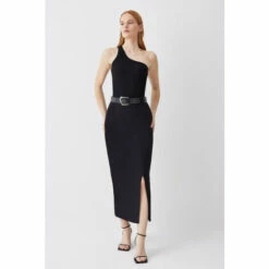 Cheap ๐ฅฐ KarenMillen Italian Compact Scuba Jersey Pencil Midi ๐ Skirt For Female ๐