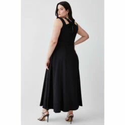 Best reviews of 🔔 KarenMillen Plus Size Compact Stretch Viscose Waterfall Midi 👗 Dress For Female 🧨 -Karen Millen Sales unnamed file 3729