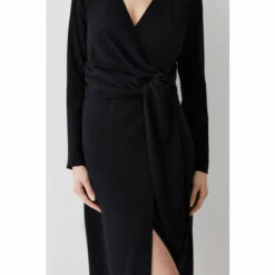 Coupon ๐งจ KarenMillen Premium Lightweight Fluid Crepe Drape Wrap Midi ๐ Dress For Female โจ 8 Coupon ๐งจ KarenMillen Premium Lightweight Fluid Crepe Drape Wrap Midi ๐ Dress For Female โจ -Karen Millen Sales unnamed file 377