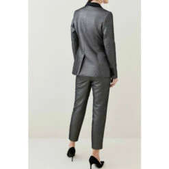Brand new ✔️ KarenMillen Metallic Jacquard Waistband Detail Slim Leg Trouser For Female 🥰 -Karen Millen Sales unnamed file 3781