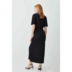 Budget 🔔 KarenMillen Jersey Crepe Sleeveless Front Split Midaxi 👗 Dress For Female ⌛ -Karen Millen Sales unnamed file 3787