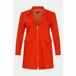 Best Sale 💯 KarenMillen Plus Size Corset Waist Blazer Mini 👗 Dress For Female 🧨 -Karen Millen Sales unnamed file 3846
