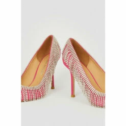 Deals 👏 KarenMillen Leather Diamante Tassel Heel For Female 🌟 -Karen Millen Sales unnamed file 3851