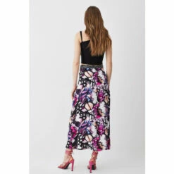 Deals ⭐ KarenMillen Butterfly Print Buttoned Midi 👗 Skirt For Female 🌟 -Karen Millen Sales unnamed file 399