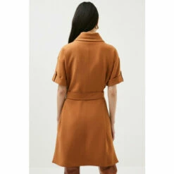 Best Sale ✔️ KarenMillen Compact Stretch Relaxed Short Sleeve Mini 👗 Dress For Female 🤩 -Karen Millen Sales unnamed file 4008