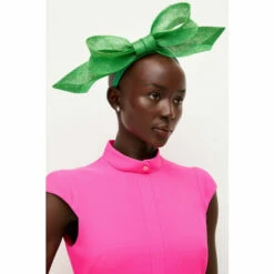 Cheap 🧨 KarenMillen Sinnamay Bow Headband Fascinator For Female 🤩 -Karen Millen Sales unnamed file 4015