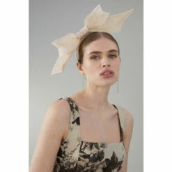 Cheap 🧨 KarenMillen Sinnamay Bow Headband Fascinator For Female 🤩 -Karen Millen Sales unnamed file 4020