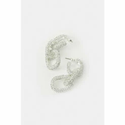 Discount 👏 KarenMillen Silver Plated Chain Linked Diamante Earrings For Female 🔥 7 Discount 👏 KarenMillen Silver Plated Chain Linked Diamante Earrings For Female 🔥 -Karen Millen Sales unnamed file 4089